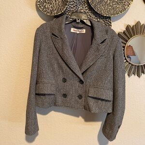 Free People Women's Cropped Blazer